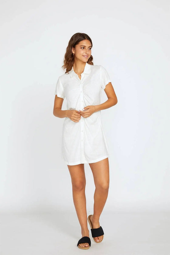 ROBE CHEMISE VOLCOM BLANC