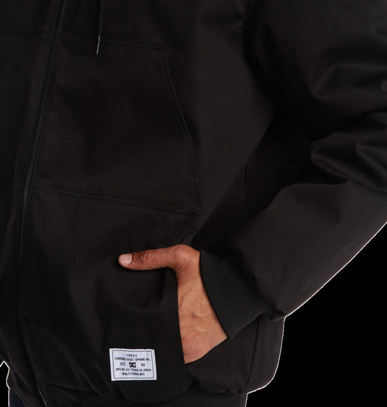 ROWDY - Veste Matelassée à Capuche pour Homme DC SHOES-Rider'Z